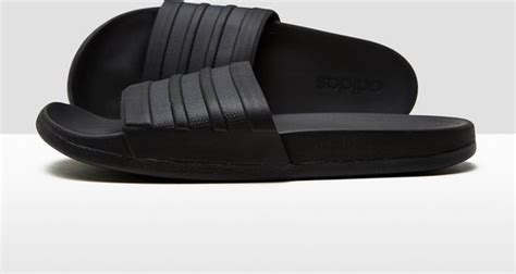 adidas adilette cloudfoam mono slippers zwart heren